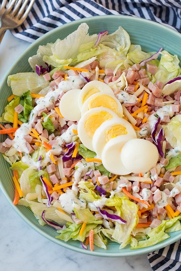 Leftover Ham? Craft a Delicious Ham & Cheese Salad with Homemade Ranch